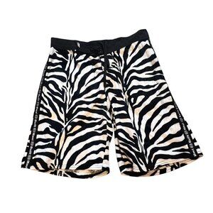 Maui Built Zebra Print Board Shorts